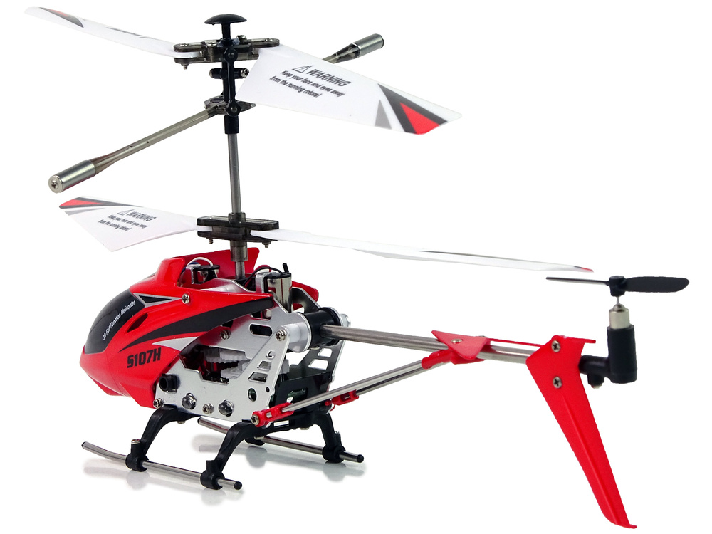 Syma S107H RC helikopter - met 3 Kanaal vliegroute - rood/wit