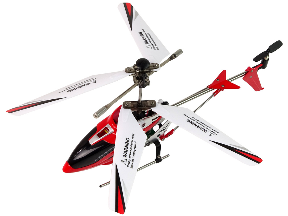 Syma S107H RC helikopter - met 3 Kanaal vliegroute - rood/wit