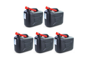 Brandstof jerrycan - benzine tank - 5x 20L