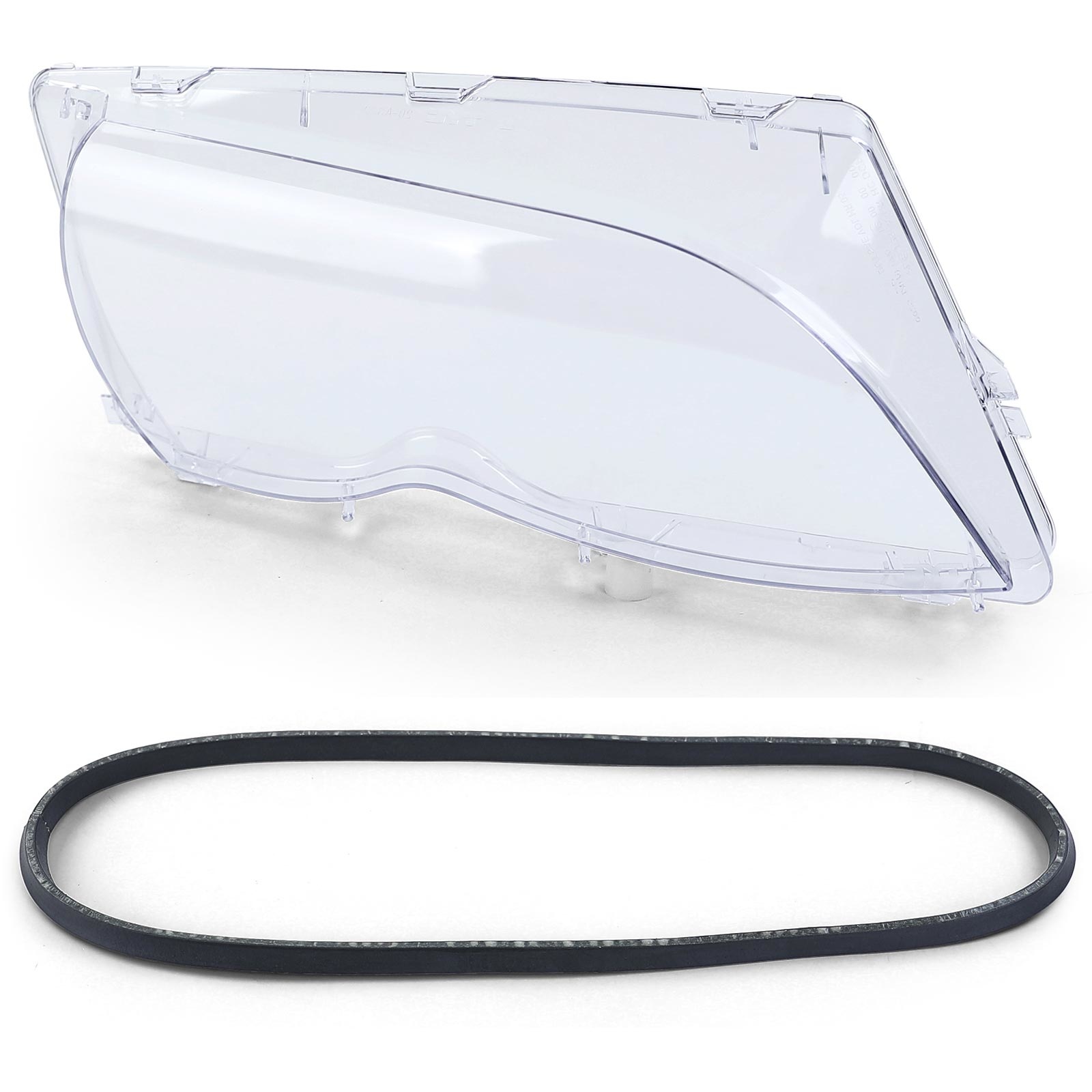 Koplamplens diffuser - rechts geschikt voor BMW 3 Serie E46 Limo Touring 01-05