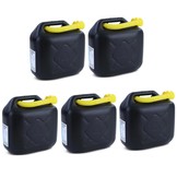 Brandstof jerrycan - benzine tank - 5x 10L