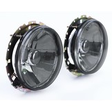 Koplampen auto - zwart H4 - geschikt voor VW Caddy I 82-92 + Jetta I 79-84