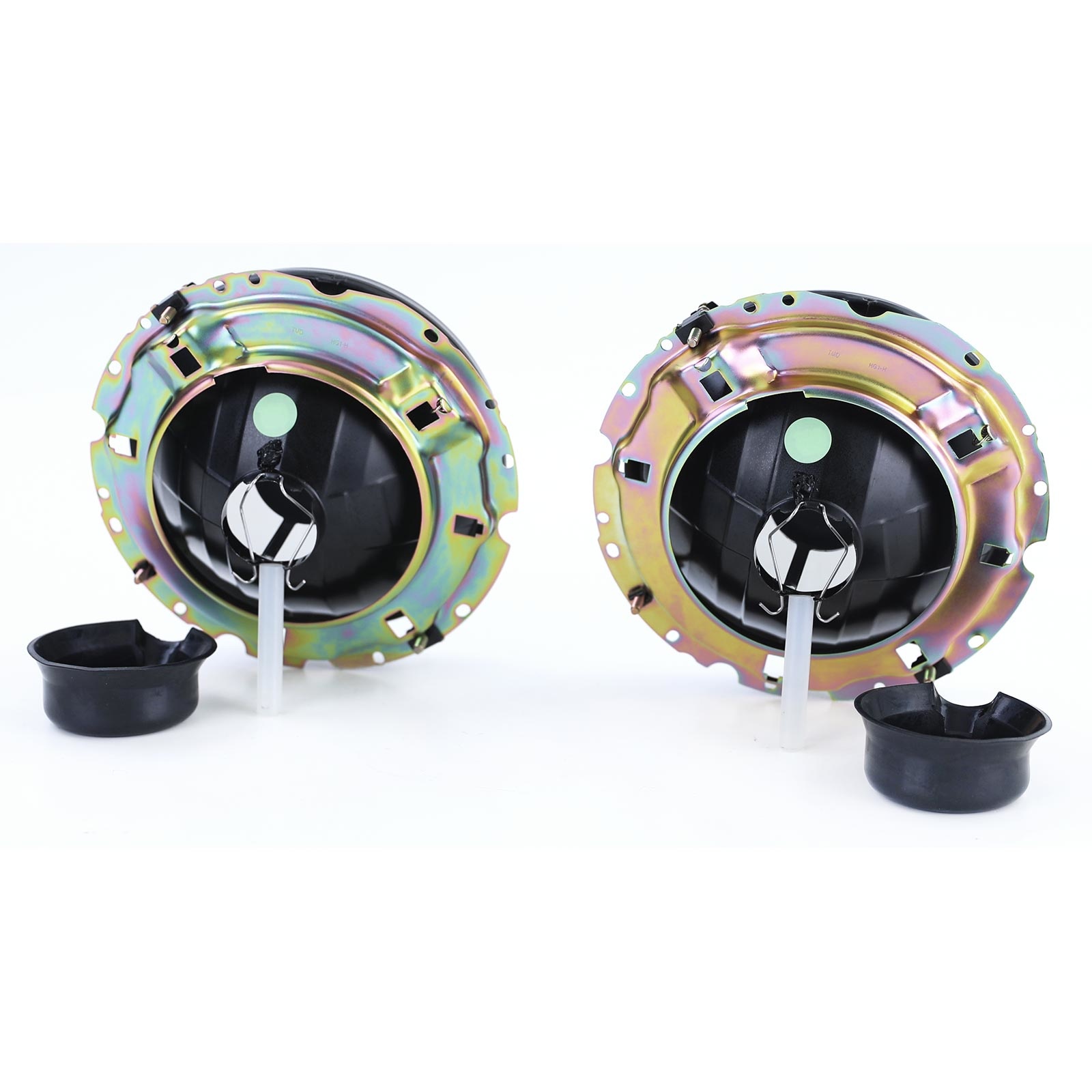 Koplampen auto - zwart H4 - geschikt voor VW Caddy I 82-92 + Jetta I 79-84