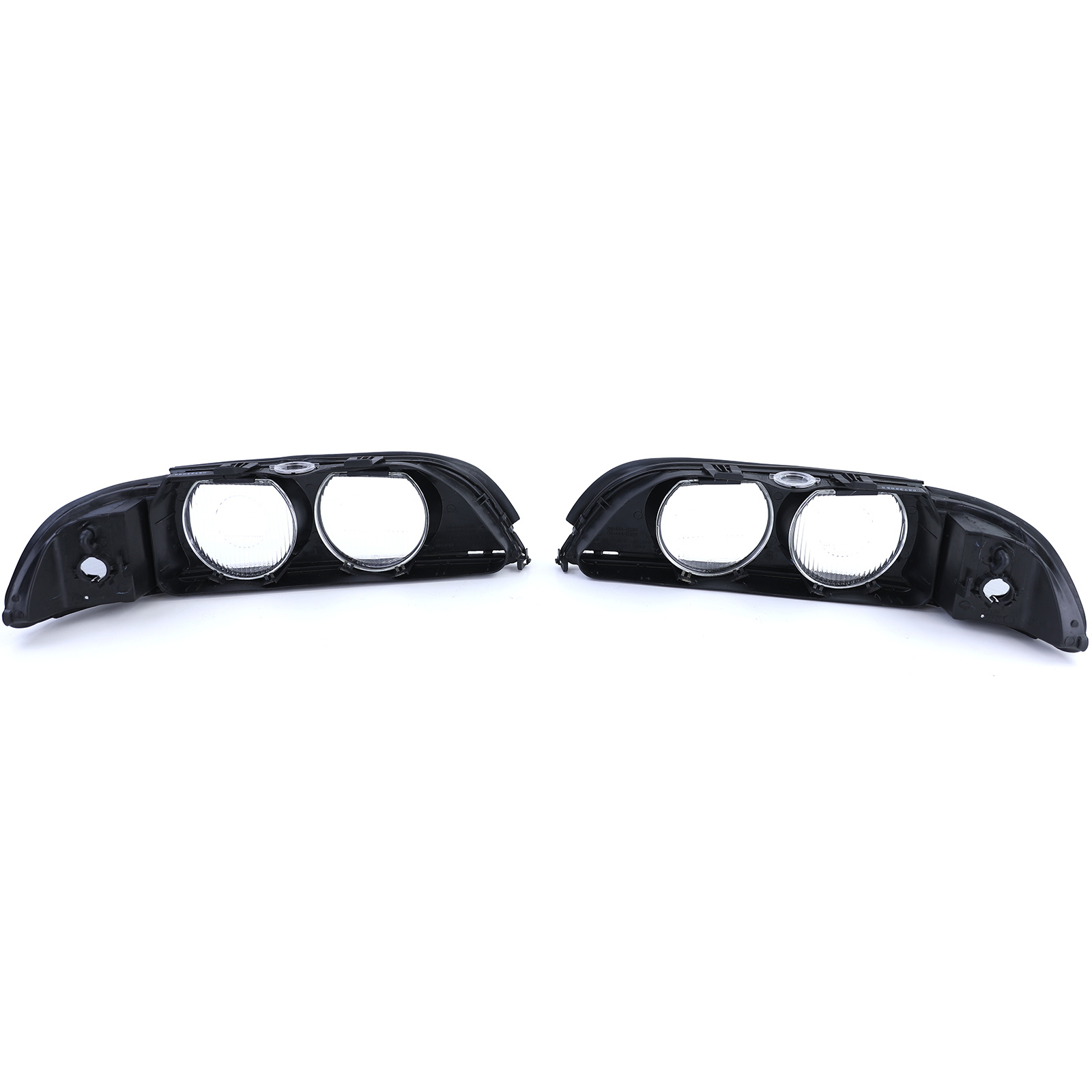 Koplamplenzen diffusers - zwart - geschikt voor BMW 5 Serie E39