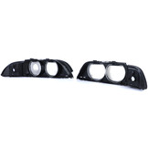 Koplamplenzen diffusers - zwart - voor BMW 5 Serie E39