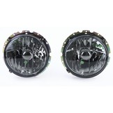 Koplampen auto - zwarte rook H4 - geschikt voor VW T2 73-79 + T3 79-92