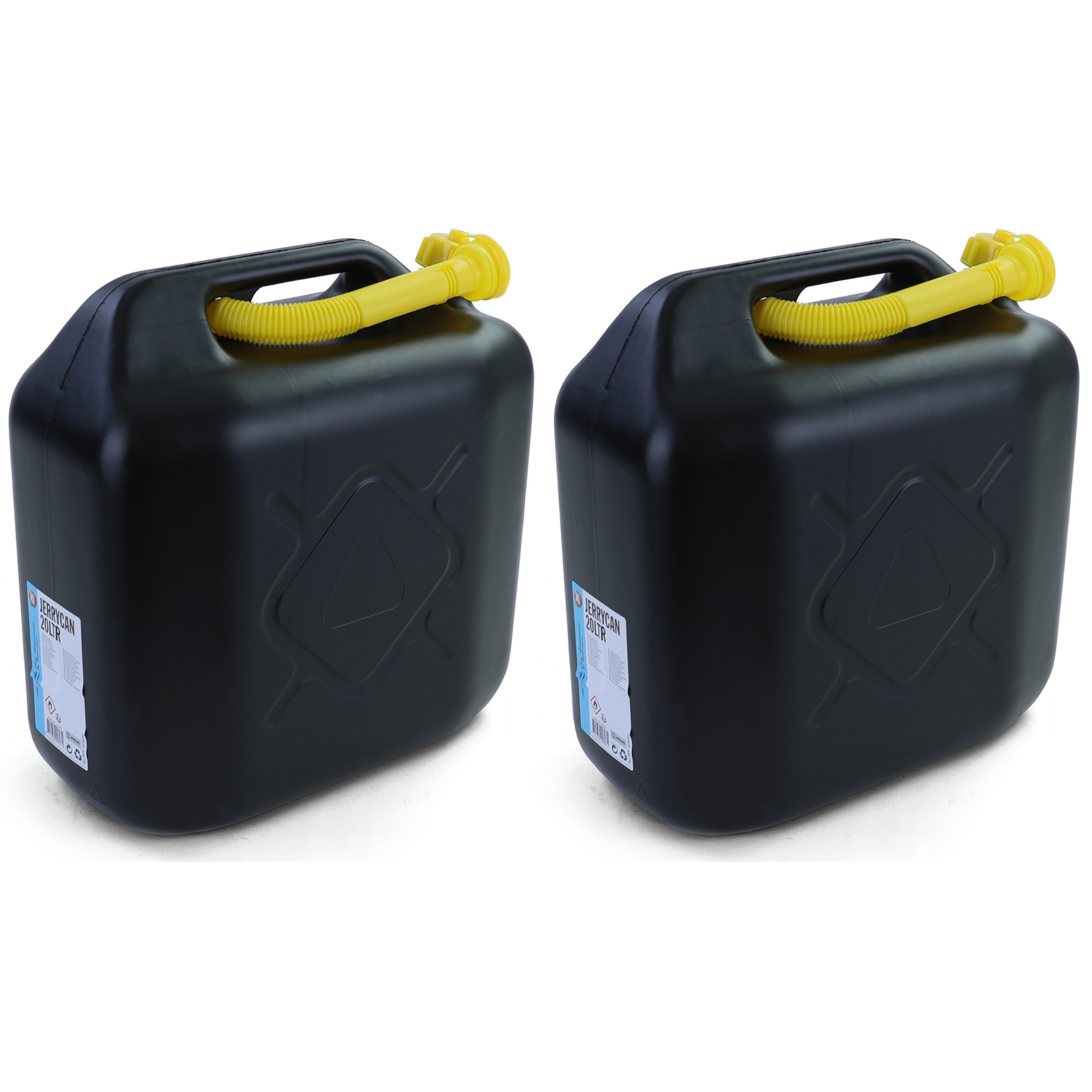 Brandstof jerrycan - benzine tank - 2x 20L
