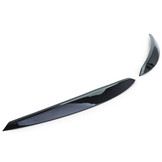 Koplampkappen kwaad oog zwart glanzend paar geschikt voor VW Golf 6 08-12