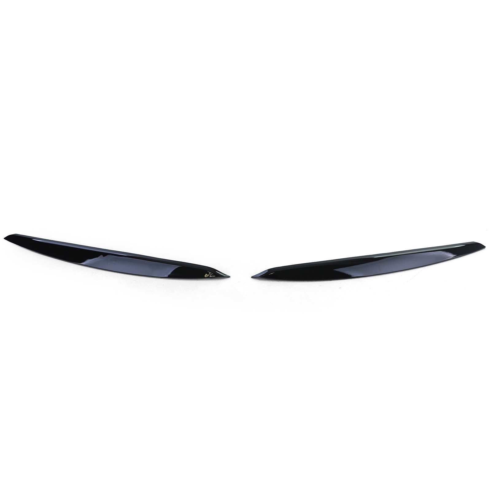 Koplampkappen kwaad oog zwart glanzend paar geschikt voor VW Golf 6 08-12