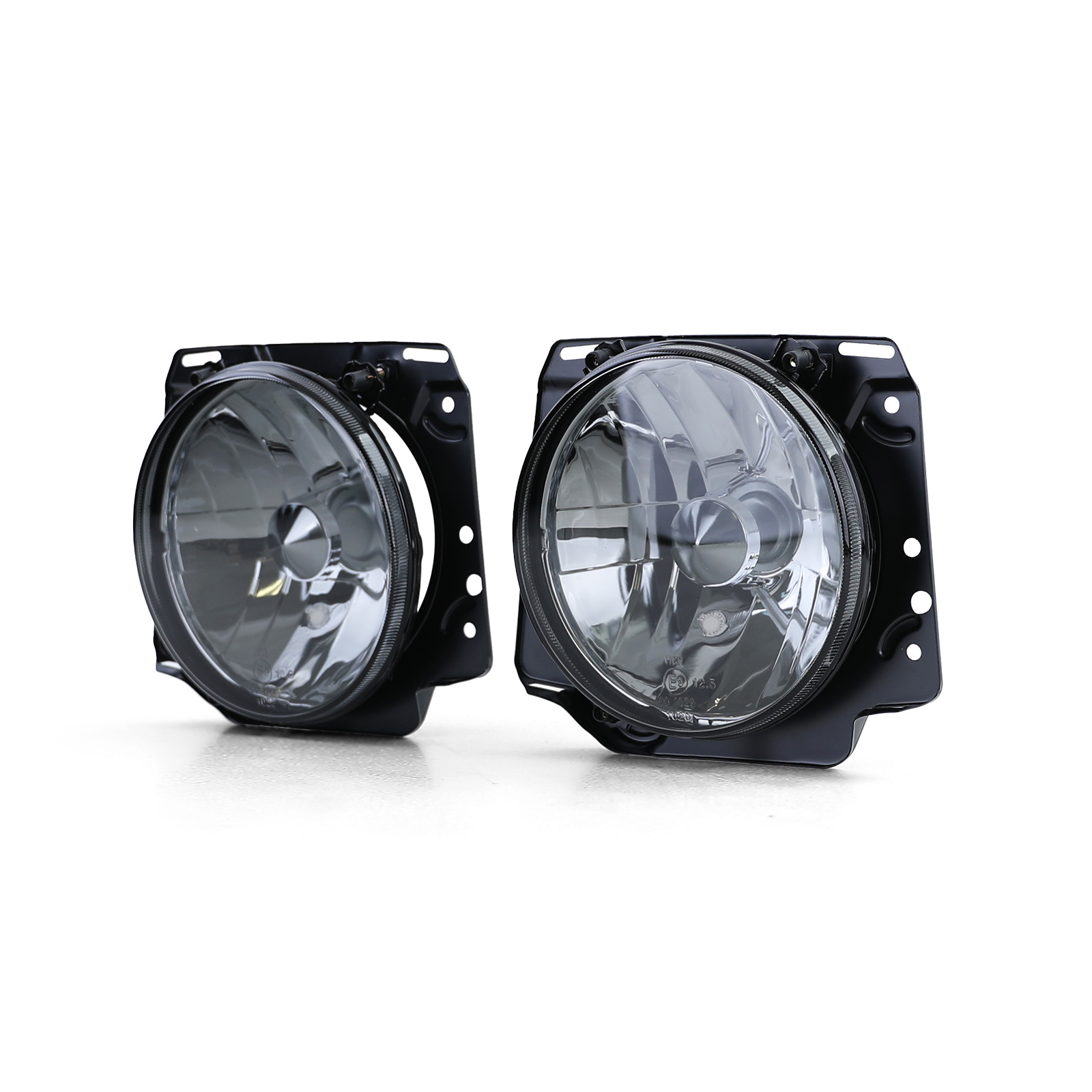 Koplampen auto - zwart smoke helder glas - geschikt voor VW Golf 2 83-91