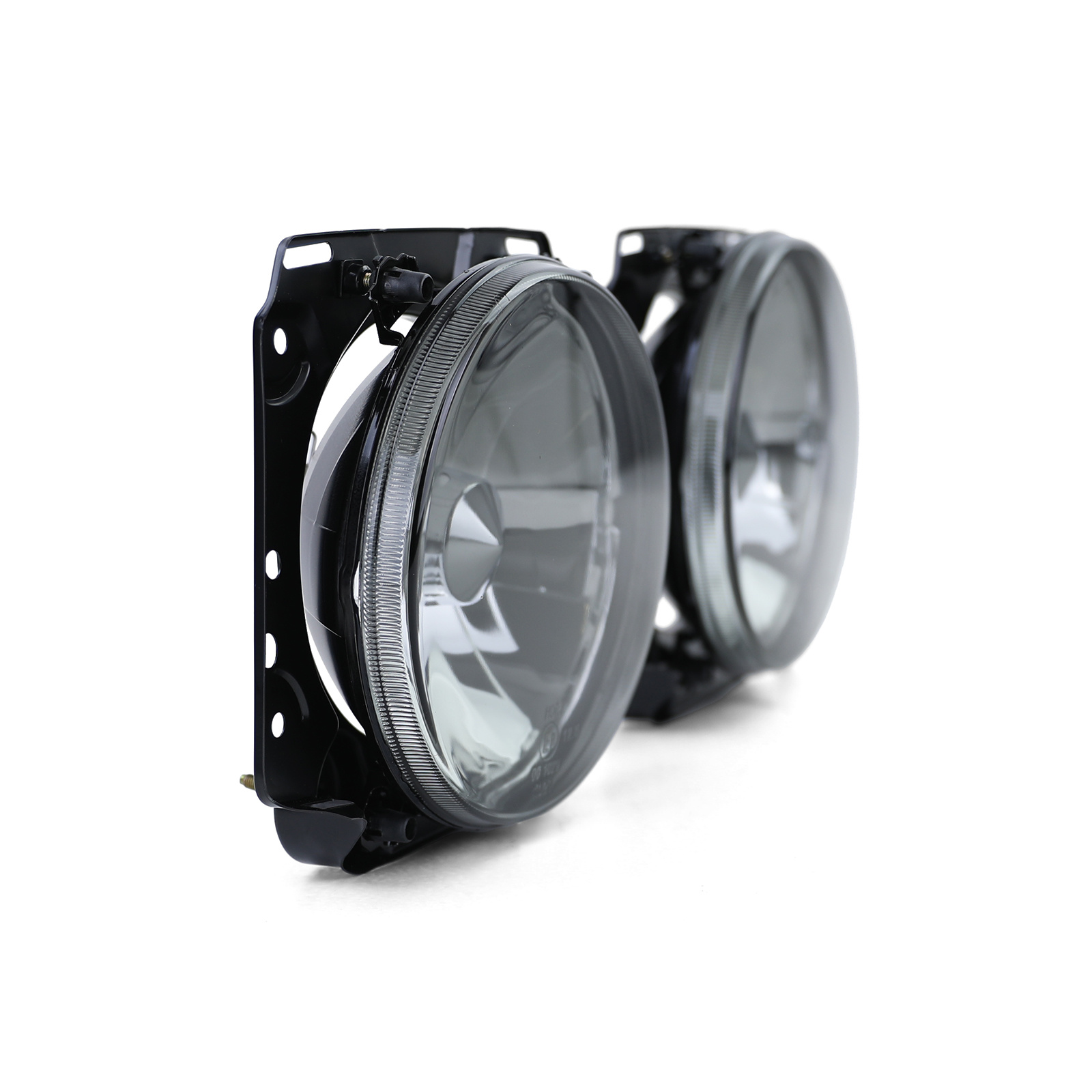 Koplampen auto - zwart smoke helder glas - geschikt voor VW Golf 2 83-91