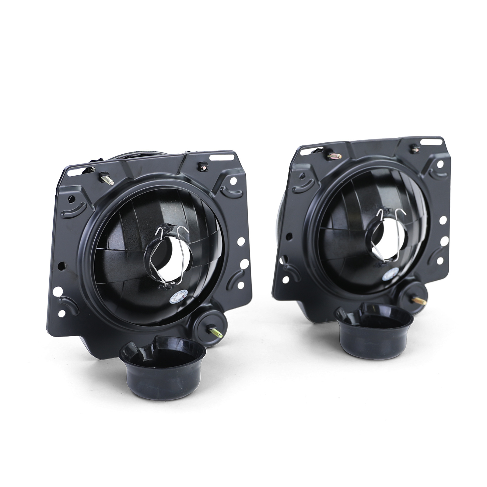 Koplampen auto - zwart smoke helder glas - geschikt voor VW Golf 2 83-91