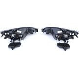 Koplampen auto - zwart H7 H7 - geschikt voor Peugeot 206 03-06 + GTi