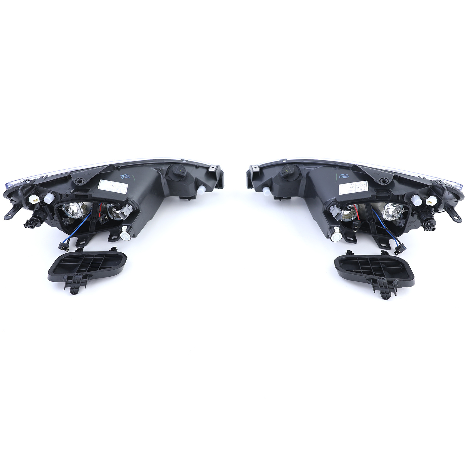 Koplampen auto - zwart H7 H7 - geschikt voor Peugeot 206 03-06 + GTi