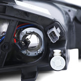 Koplampen auto - zwart H7 H7 - geschikt voor Peugeot 206 03-06 + GTi