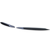 Koplampkappen boze oog carbon look paar geschikt voor VW Golf 7 5G 13-21