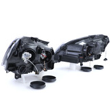 GTI Cup koplampen - zwart - set geschikt voor VW Polo 9N3 05-09