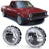 Koplampen auto - helder glas - VW Caddy I 82-92 + Jetta I 79-84
