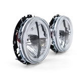 Koplampen - met zwart dradenkruis - geschikt voor VW Golf 1 + Cabrio