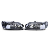 Koplampen auto - zwart paar - geschikt voor Peugeot 306 vanaf 1997