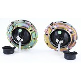 Koplampen - black smoke H4 paar - voor VW Kever + Cabrio vanaf 73