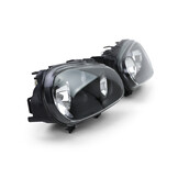 Koplampen auto - zwart zonder mist - geschikt voor VW Golf 4 97-03