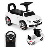 Mercedes AMG auto - speelgoed auto - wit - met geluid