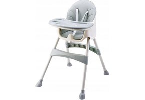 Kinderstoel 2 in 1 - hoogte verstelbaar - azure blauw