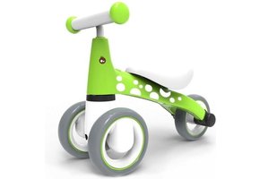 Kinder loopfiets - driewieler - groen & wit