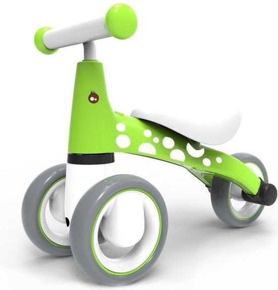 Kinder loopfiets - driewieler - groen & wit