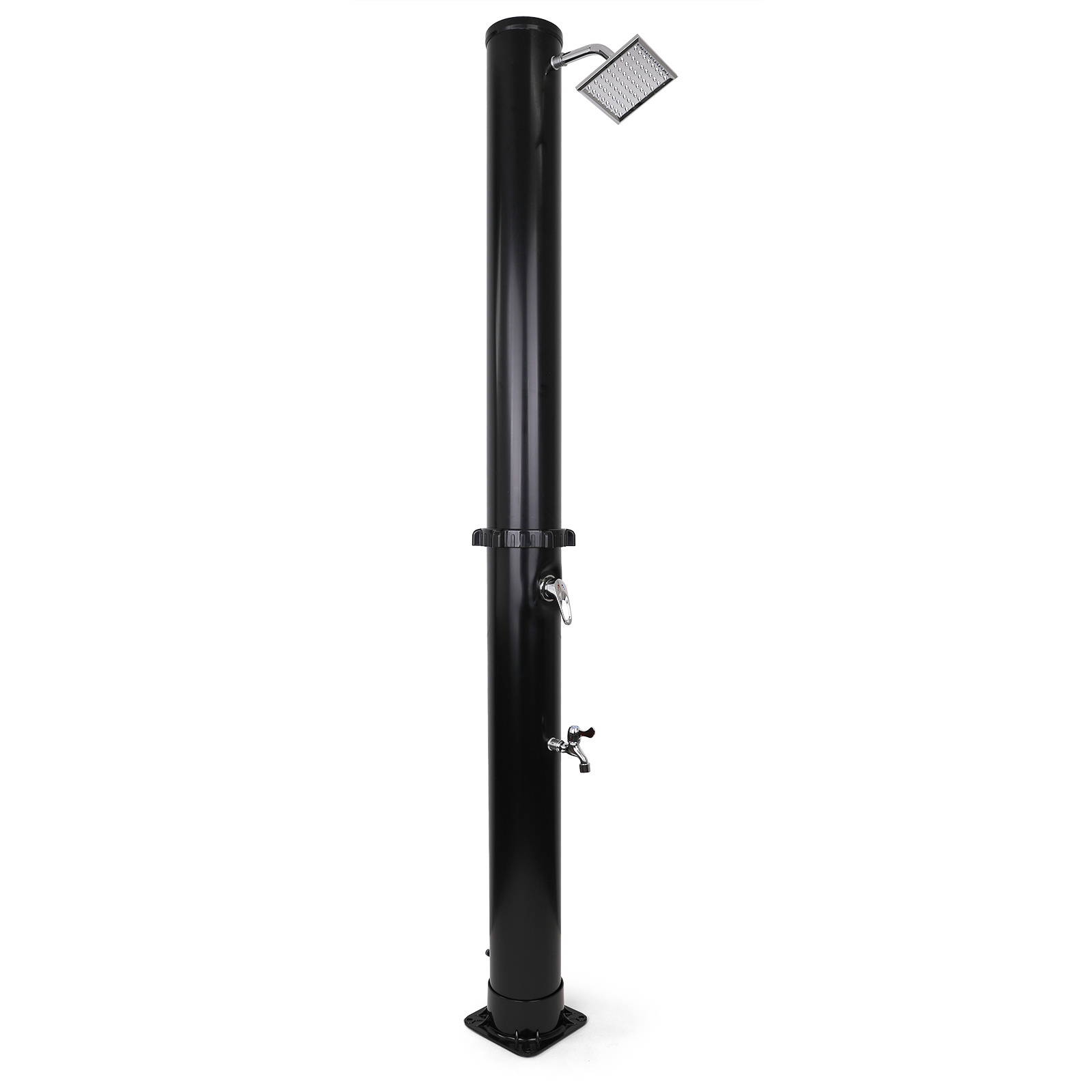 Tuindouche op zonne-energie - vierkante douchekop - 35 liter