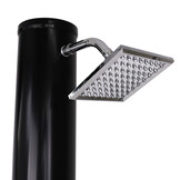 Tuindouche op zonne-energie - vierkante douchekop - 35 liter