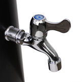 Tuindouche op zonne-energie - vierkante douchekop - 35 liter