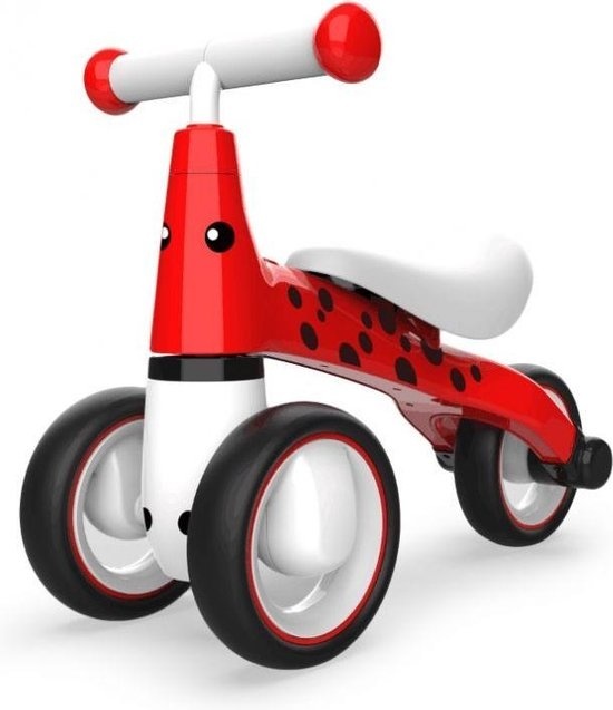 Kinder loopfiets - driewieler - rood & wit