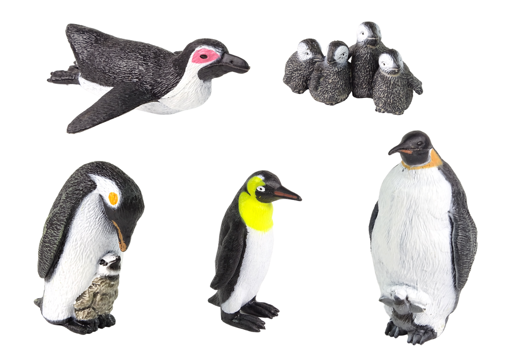 Dieren speelgoed - pooldieren set - 12 elementen