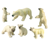 Dieren speelgoed - pooldieren set - 12 elementen