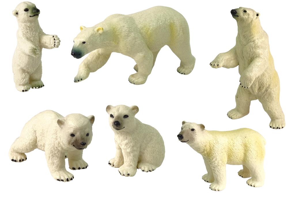 Dieren speelgoed - pooldieren set - 12 elementen