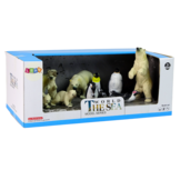 Dieren speelgoed - pooldieren set - 12 elementen