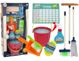 Kinder schoonmaakset - 11 elementen - 63x31x10 cm