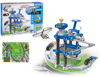 Speelgoed garage - politie station - geluiden & lichtsignalen