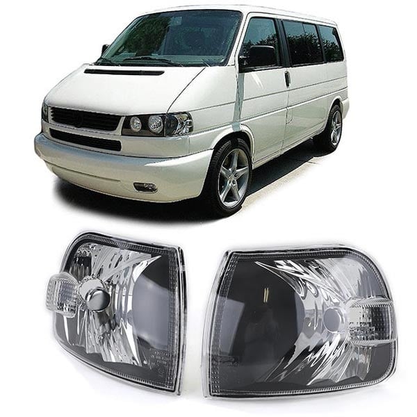 Knipperlicht voor VW Bus T4 Multivan Caravelle vanaf 96 - zwart