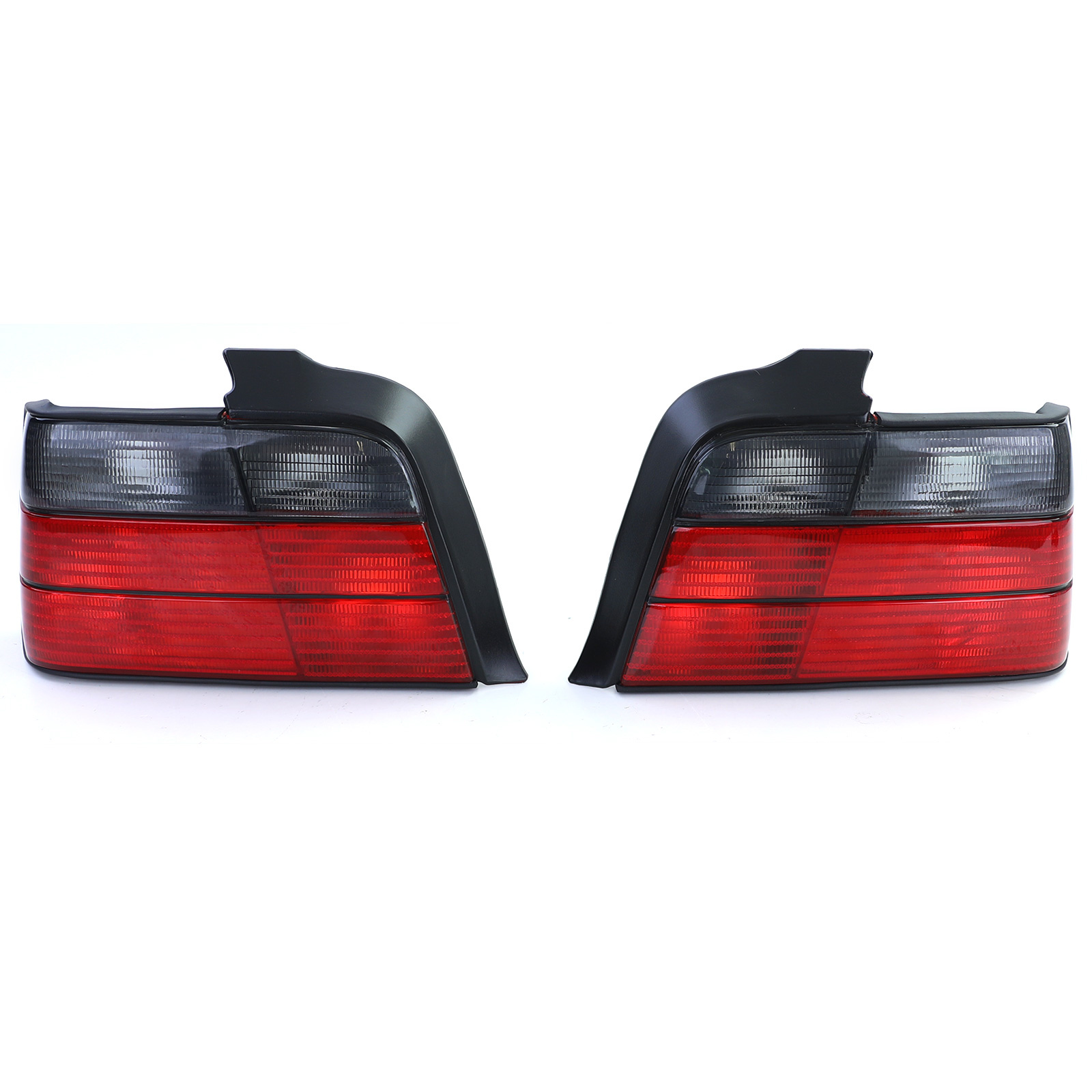 Achterlichten paar rood zwart geschikt voor BMW E36