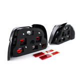 Achterlichten geschikt voor BMW 5 Serie E39 Sedan 95-00 - rood zwart