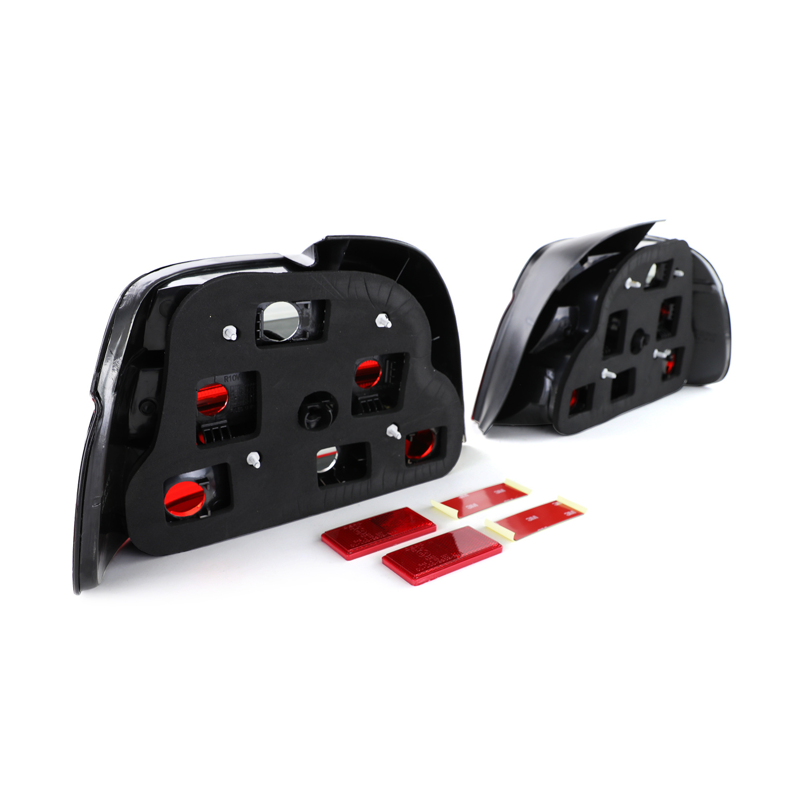 Achterlichten geschikt voor BMW 5 Serie E39 Sedan 95-00 - rood zwart