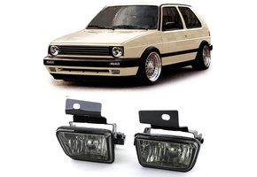 Mistlampen geschikt voor VW Golf 2 Jetta 2 83-92 - zwart smoke