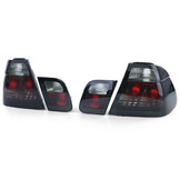 Achterlichten BMW E46 Sedan 98-01 - kirstal Black Smoke