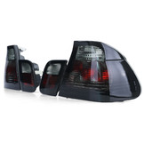 Achterlichten BMW E46 Sedan 98-01 - kirstal Black Smoke