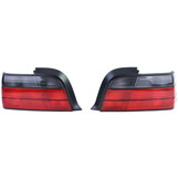 Achterlichten geschikt voor BMW 3 Serie E36 - Rood/Zwart