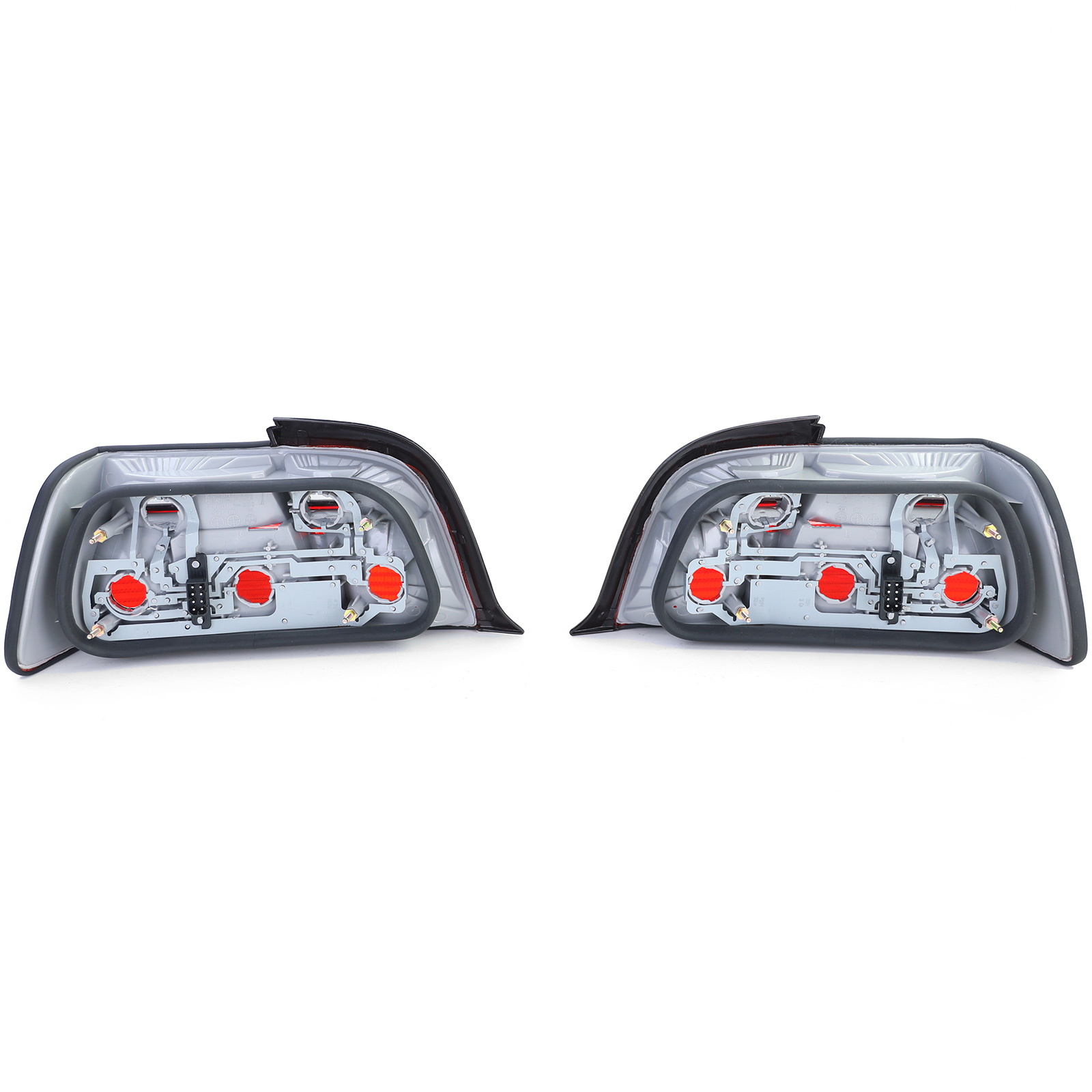 Achterlichten geschikt voor BMW 3 Serie E36 - Rood/Zwart