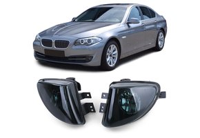 Mistlampen geschikt voor BMW F10 F11 GT F07 10-13 - zwart smoke